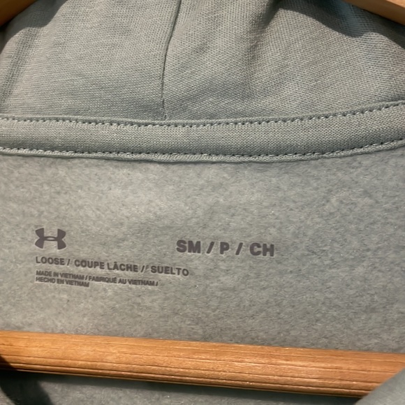 NWOT - Men's UA Short Sleeve Fleece Hoodie with Pocket - Picture 3 of 6